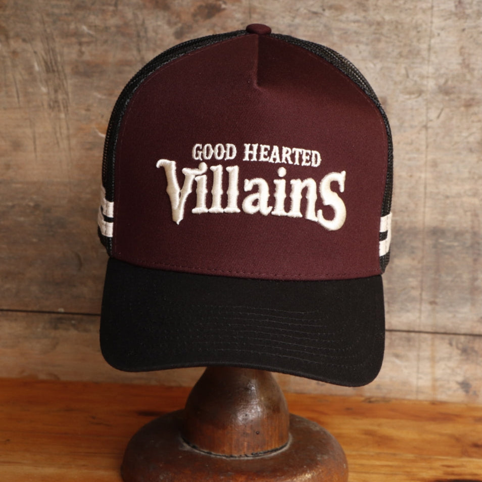 Burgundy and Black Villain