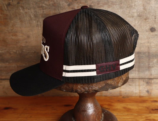 Burgundy and Black Villain