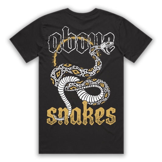 Above Snakes Coal T-Shirt