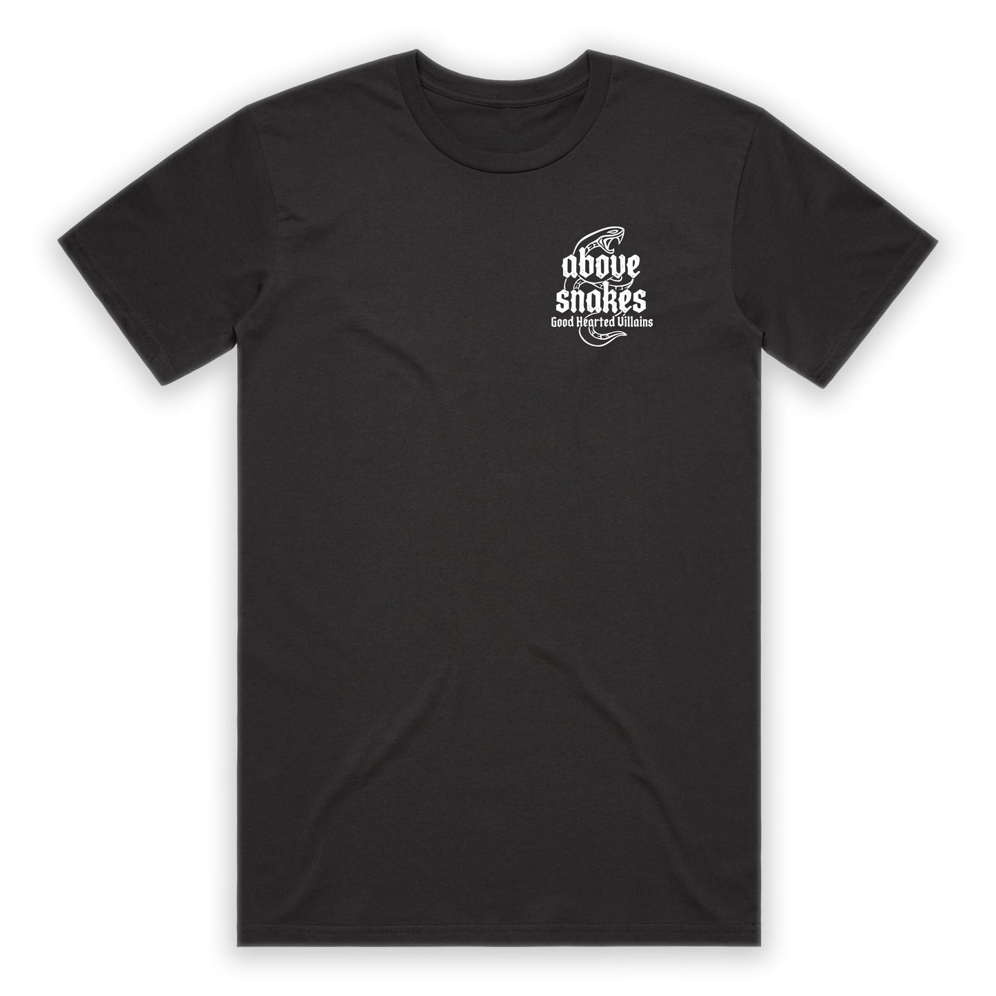Above Snakes Coal T-Shirt