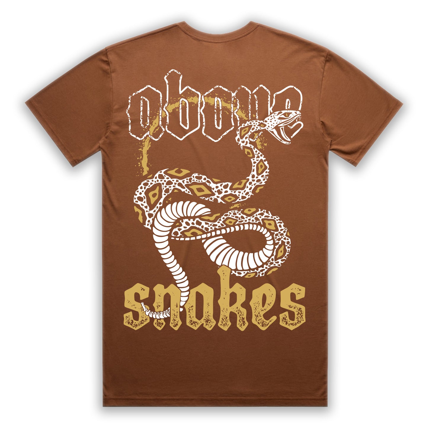 Above Snakes Cocoa T-Shirt