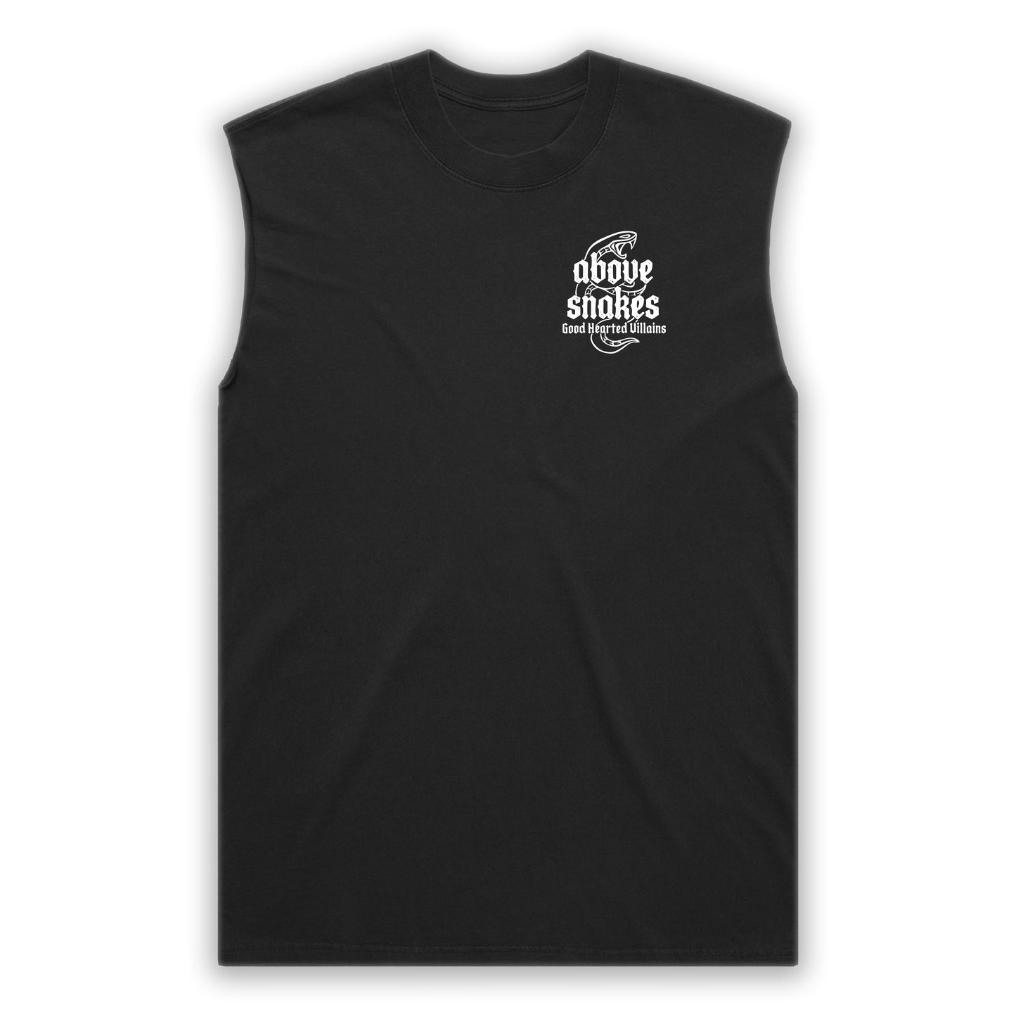 Above Snakes Black Faded Tank
