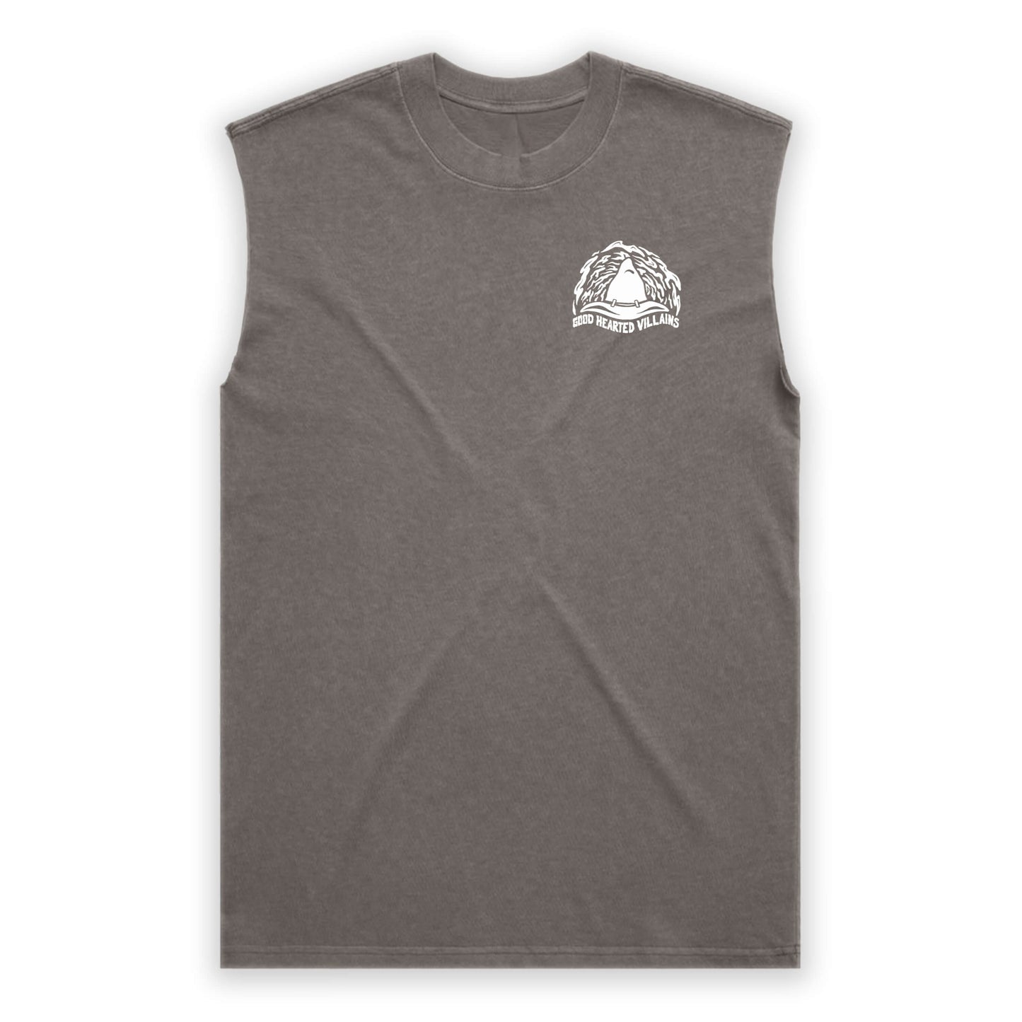 Gnome Knows Grey Faded Tank