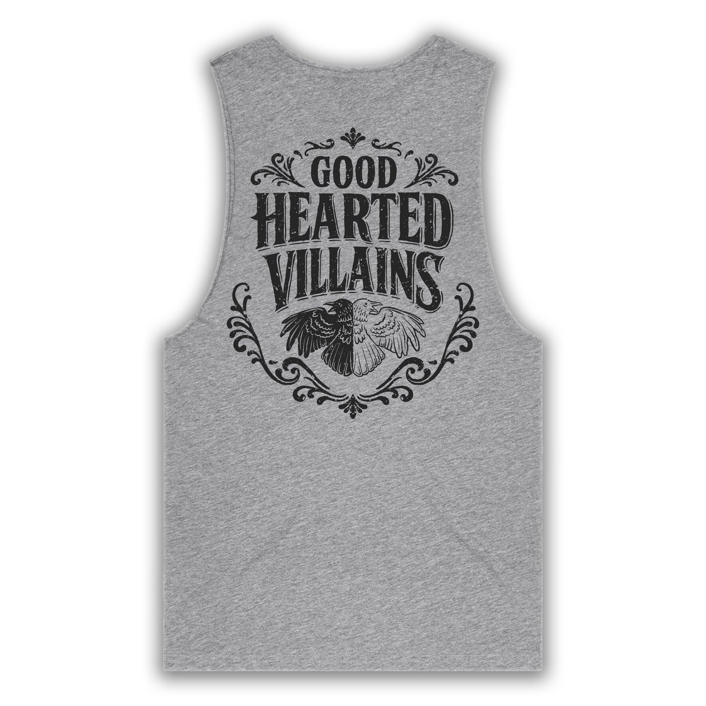Villains Duality Crest Grey Marle Tank