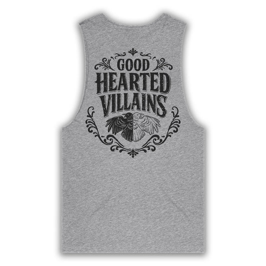 Villains Duality Crest Grey Marle Tank