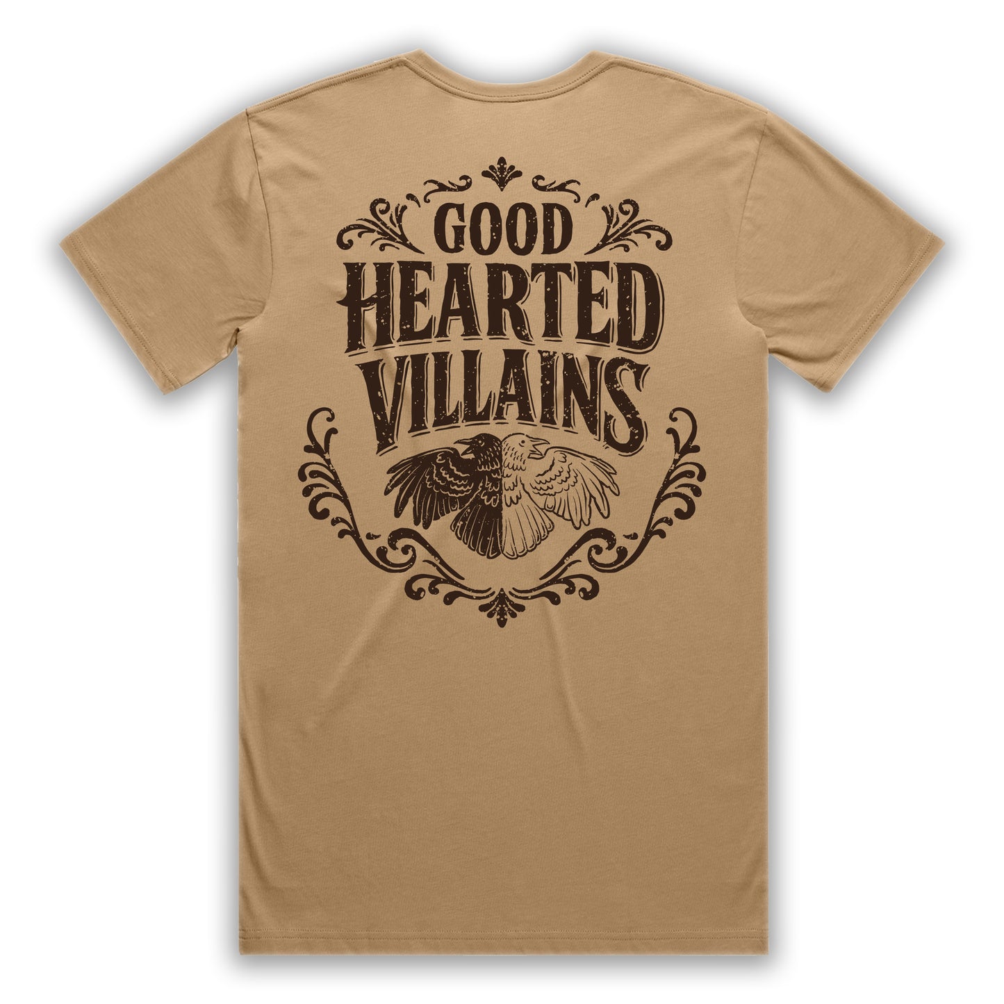 Villains Duality Crest Khaki T-Shirt