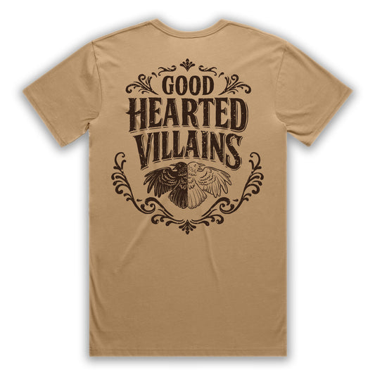 Villains Duality Crest Khaki T-Shirt