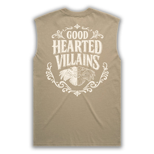 Villains Duality Crest Khaki Faded Tank