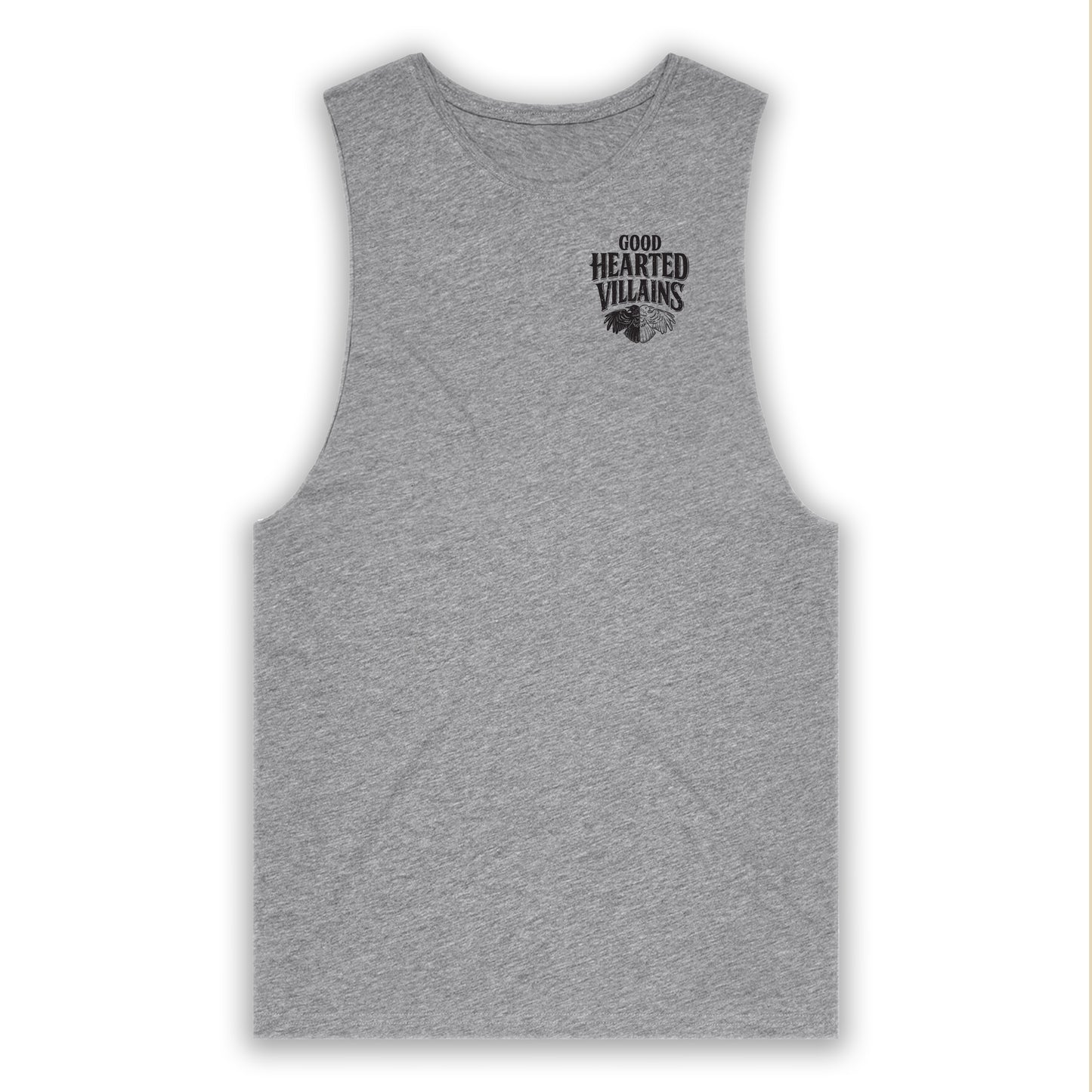 Villains Duality Crest Grey Marle Tank